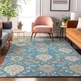 Dalyn Tabrook TB4 Blue Area Rug Lifestyle Image Feature