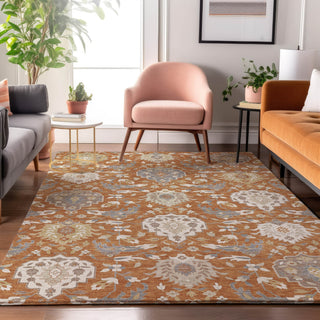 Dalyn Tabrook TB4 Copper Area Rug Lifestyle Image Feature