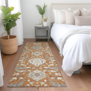 Dalyn Tabrook TB4 Copper Area Rug Runner Lifestyle Image Feature