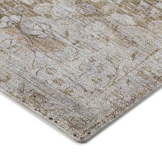 Dalyn Tabrook TB5 Chocolate Area Rug Corner Image