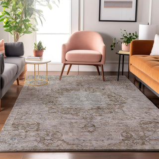 Dalyn Tabrook TB5 Chocolate Area Rug Lifestyle Image Feature