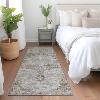 Dalyn Tabrook TB5 Chocolate Area Rug Runner Lifestyle Image Feature