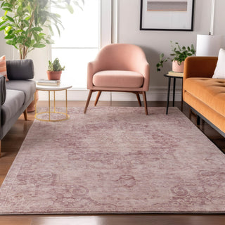 Dalyn Tabrook TB5 Pink Area Rug Lifestyle Image Feature
