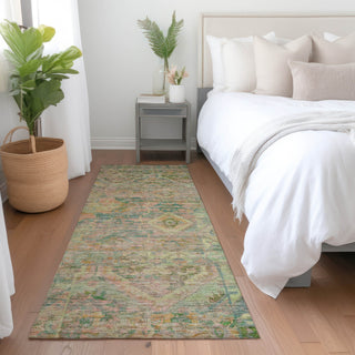 Dalyn Tabrook TB6 Blush Area Rug Runner Lifestyle Image Feature