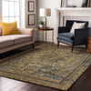 Dalyn Tabrook TB8 Tan Area Rug Lifestyle Image Feature