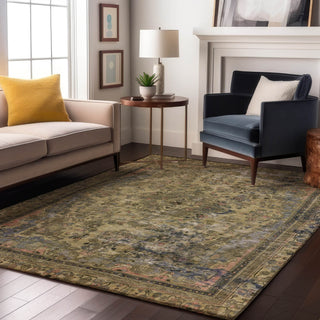 Dalyn Tabrook TB8 Tan Area Rug Lifestyle Image Feature