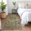 Dalyn Tabrook TB8 Tan Area Rug Runner Lifestyle Image Feature