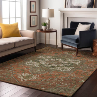 Dalyn Tabrook TB9 Rust Area Rug Lifestyle Image Feature