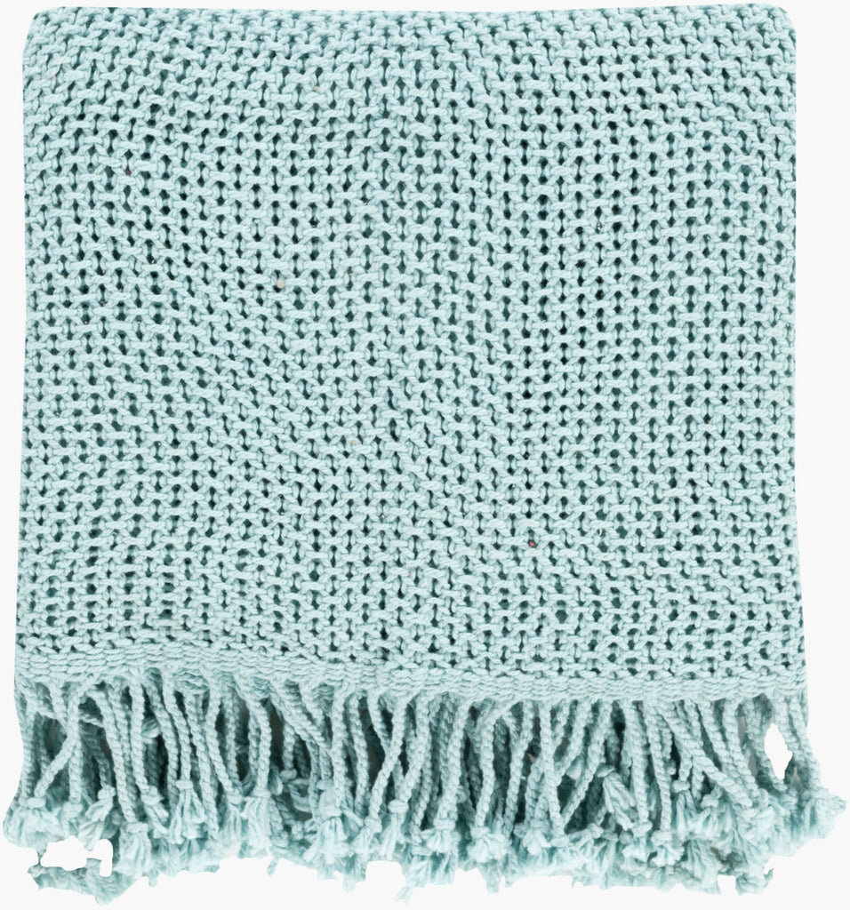 Livabliss Tibey TBE-5001 Ice Blue Throw main image