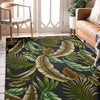 Dalyn Tropics TC1 Black Area Rug Lifestyle Image Feature