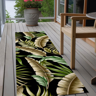 Dalyn Tropics TC1 Black Area Rug