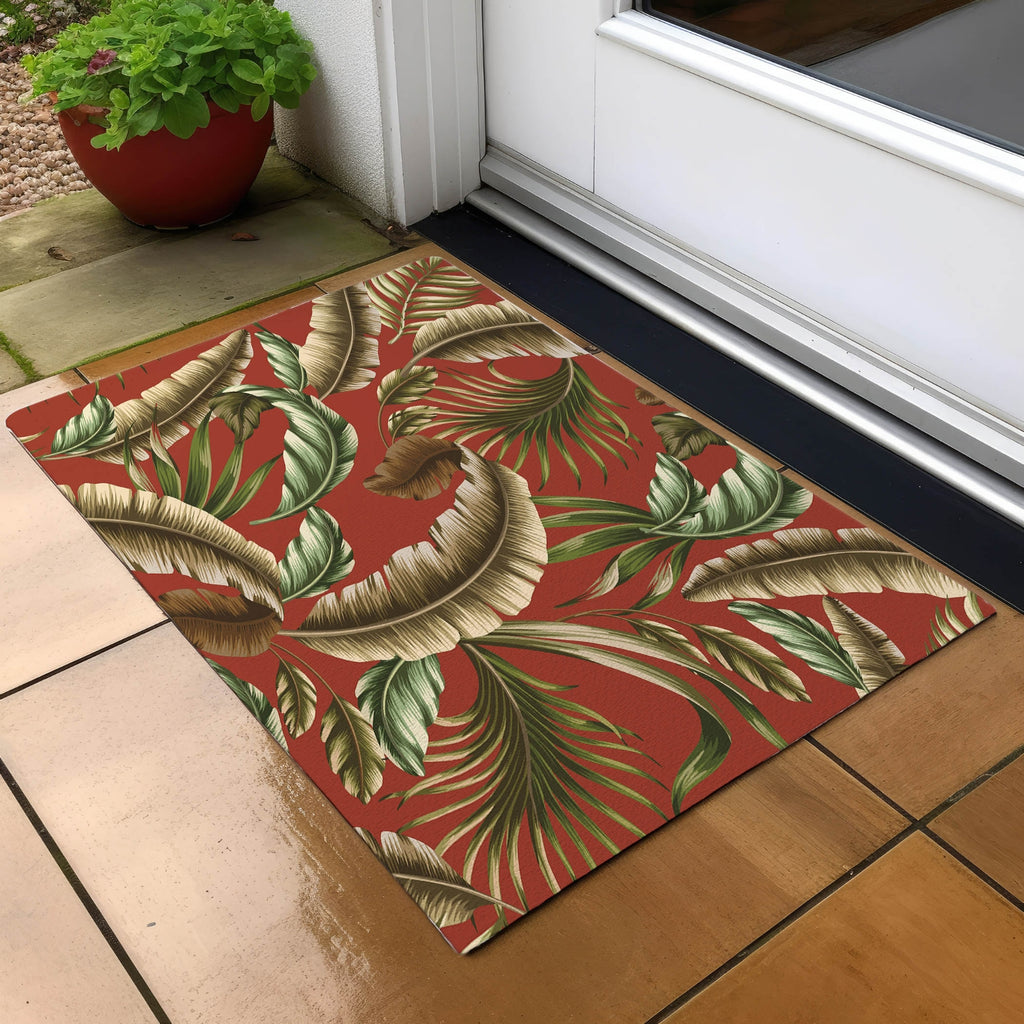 Dalyn Tropics TC1 Paprika Area Rug Scatter Outdoor Lifestyle Image Feature