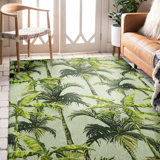 Dalyn Tropics TC10 Aloe Area Rug Lifestyle Image Feature