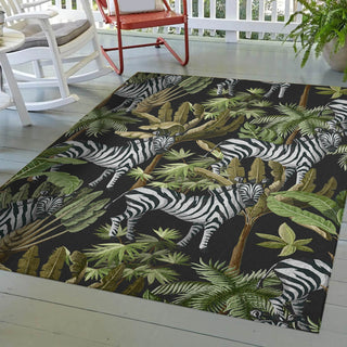 Dalyn Tropics TC13 Black Area Rug