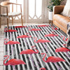 Dalyn Tropics TC9 Black Area Rug Lifestyle Image Feature