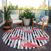 Dalyn Tropics TC9 Black Area Rug