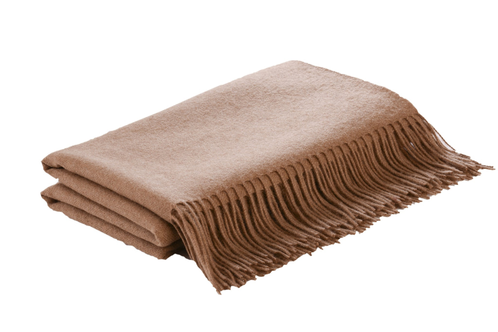 Auskin Camel Hair Flatweave Throw main image