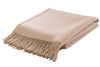 Auskin Camel Hair Basketweave White Throw main image
