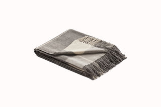 Auskin Woven Natural Fiber Smith Grey Throw Main Image