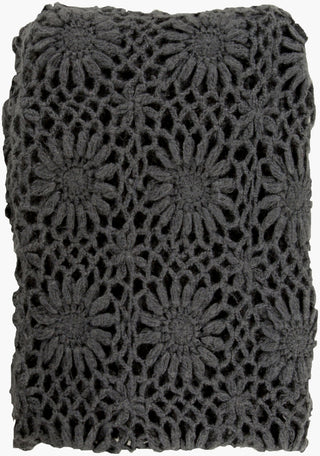 Surya Teresa TEA-2002 Charcoal Throw main image