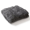 Surya Teresa TEA-2002 Charcoal Throw Detail