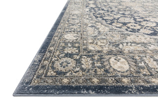 Loloi Teagan TEA-01 Denim/Mist Area Rug Corner Image