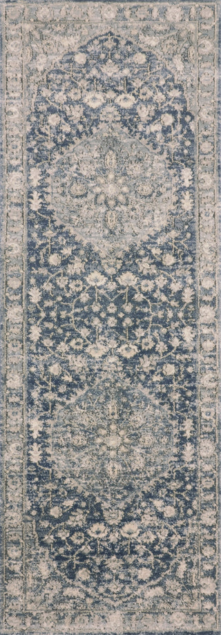 Loloi Teagan TEA-01 Denim/Mist Area Rug Runner Image