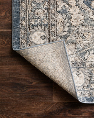 Loloi Teagan TEA-01 Denim/Mist Area Rug Backing Image