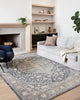 Loloi II Teagan TEA-01 Denim/Mist Area Rug Lifestyle Image Feature