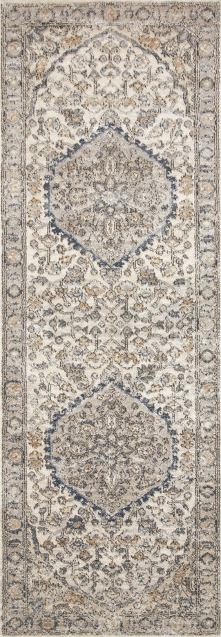 Loloi Teagan TEA-01 Natural/Light Grey Area Rug Runner Image