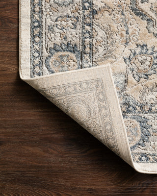 Loloi Teagan TEA-01 Natural/Light Grey Area Rug Backing Image