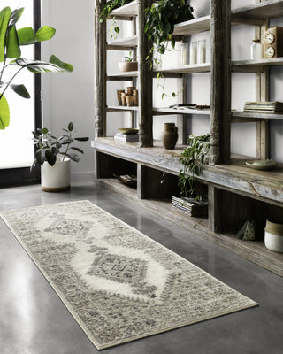 Loloi Teagan TEA-02 Oatmeal/Ivory Area Rug Lifestyle Image Feature