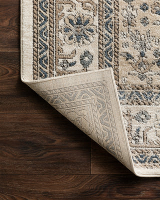 Loloi Teagan TEA-02 Oatmeal/Ivory Area Rug Backing Image