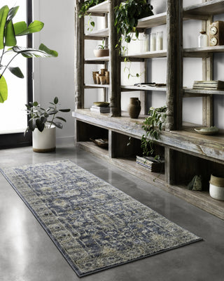 Loloi Teagan TEA-03 Denim/Pebble Area Rug Lifestyle Image Feature