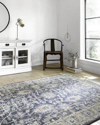Loloi Teagan TEA-03 Denim/Pebble Area Rug Lifestyle Image Feature