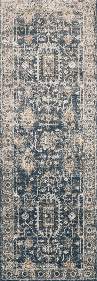 Loloi Teagan TEA-03 Denim/Pebble Area Rug Runner Image