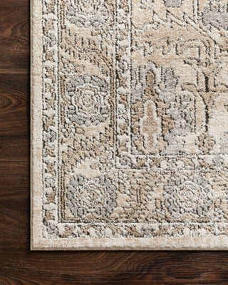 Loloi Teagan TEA-03 Ivory/Sand Area Rug Corner Image