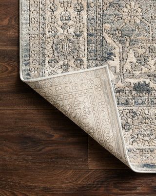 Loloi Teagan TEA-04 Sky/Natural Area Rug Backing Image