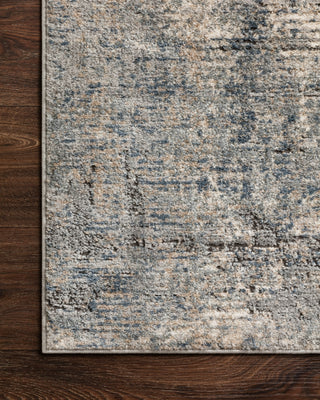 Loloi Teagan TEA-05 Denim/Slate Area Rug Corner Image