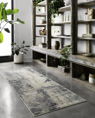 Loloi Teagan TEA-07 Natural/Denim Area Rug Lifestyle Image Feature