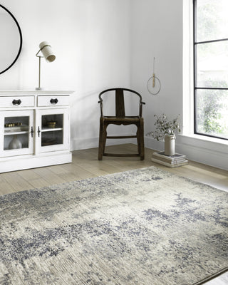 Loloi Teagan TEA-07 Natural/Denim Area Rug Lifestyle Image Feature