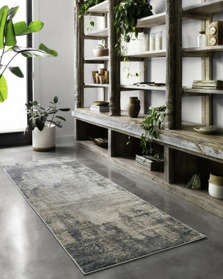 Loloi Teagan TEA-08 Ivory/Mist Area Rug Lifestyle Image Feature