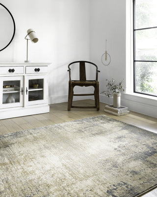 Loloi Teagan TEA-08 Ivory/Mist Area Rug Lifestyle Image Feature