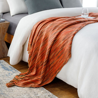 Surya Teegan TEE-1008 Rust Throw Style Shot