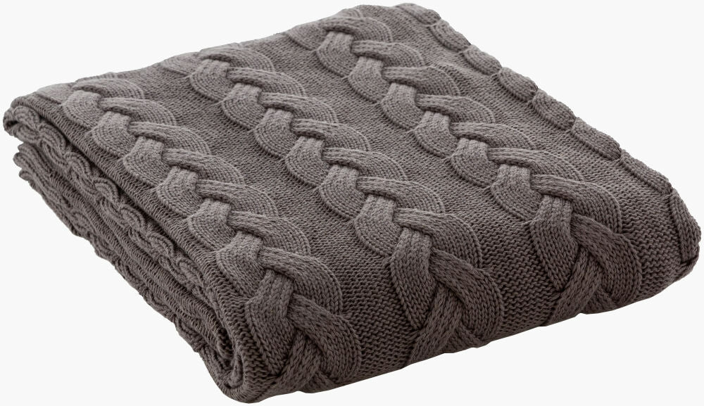 Surya Thea TEH-1000 Charcoal Throw main image