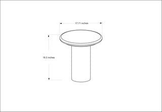 Surya Merrit TEI-001 Cream / Dark Brown Furniture main image