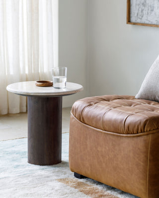 Surya Merrit TEI-001 Cream / Dark Brown Furniture main image