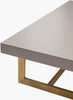 Surya Temy TEM-001 Gray / Metallic-Bronze Furniture Corner Shot