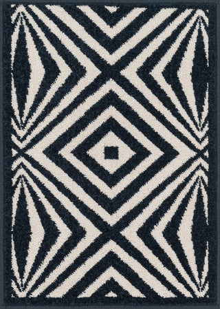 Loloi Terrace HTC04 Ivory / Navy Area Rug Main