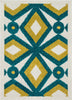 Loloi Terrace HTC09 Teal / Citron Area Rug Main